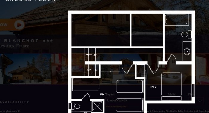 Chalet Blanchot, Les Arcs: Plan Peisey ski chalet, image 6